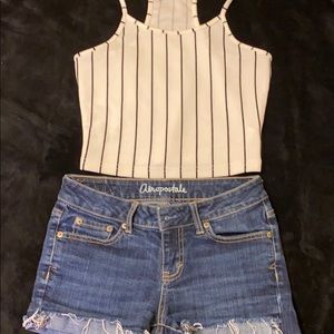 Aeropostale Shorts with cute top